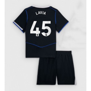 Chelsea Romeo Lavia #45 Tredjetrøje Børn 2025-26 Kortærmet (+ Korte bukser)